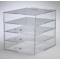 Acrylic Lucite Clear Makeup Organizer W/drawers