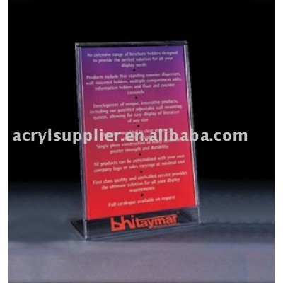 Acrylic menu display(AD-714)