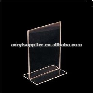 Clear transparent acrylic sign display for shop & exhibition