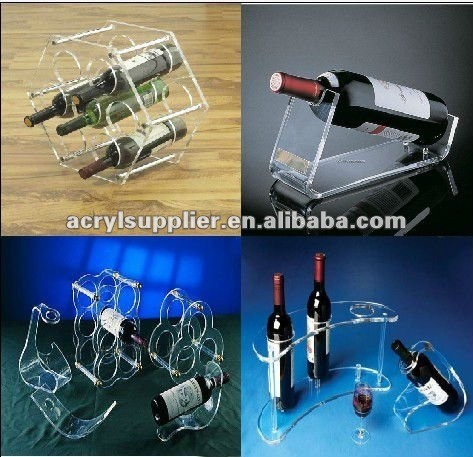 acrylic wine rack