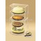transparent acrylic bakery display case