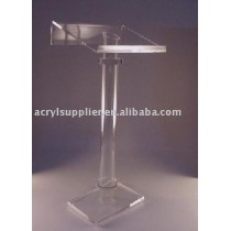 2012 fashion high end clear acrylic pulpit
