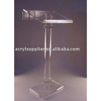 2012 fashion high end clear acrylic pulpit