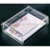 New material acrylic display box with cover