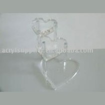 2012 heart-shaped acrylic cake stand