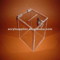 acrylic display box with hinge