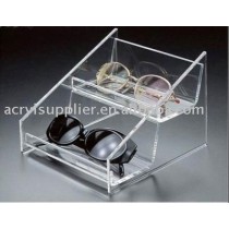 clear acrylic eyewear display stand