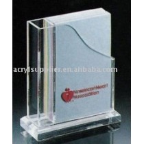 clear acrylic literature holders