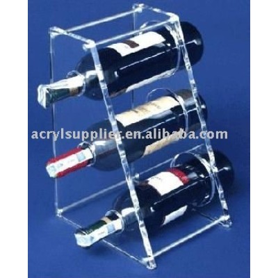 Acrylic wine holder