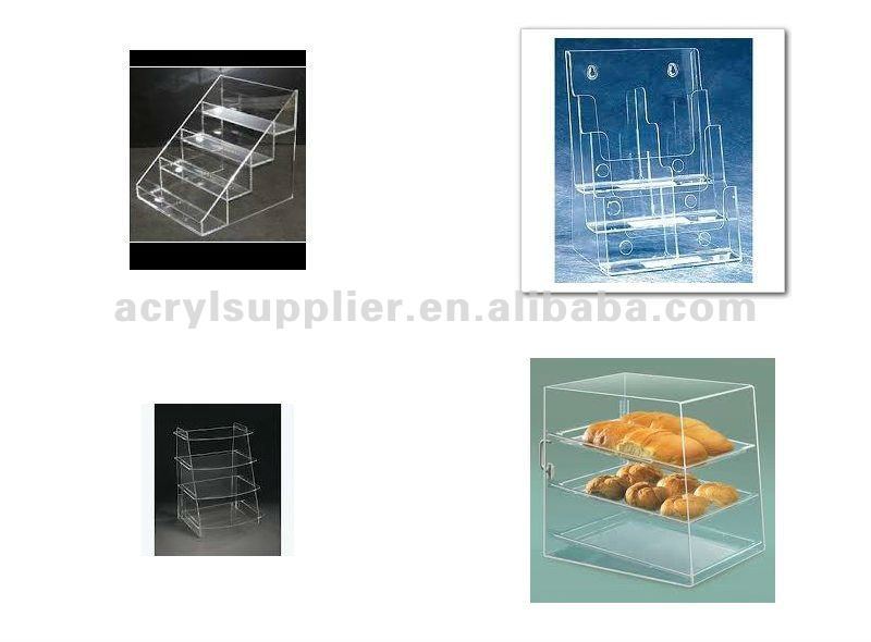 Exhibition design colorless acrylic display case