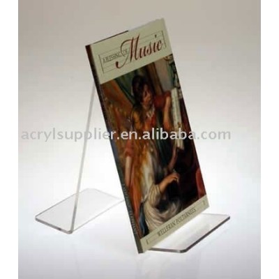 Clear Acrylic Two-Sided Book Stand