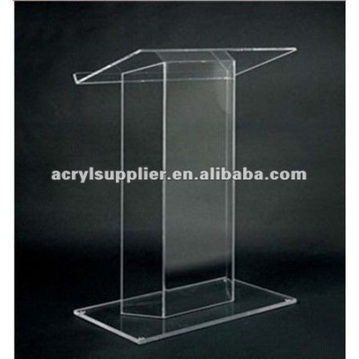 Clear modern stable acrylic acrylic lectern