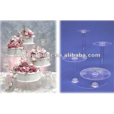 acrylic cake stands for wedding cakes