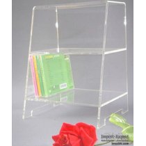 useful and colorful acrylic bookshelf