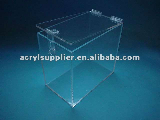 clear Arcylic Boxes with lock