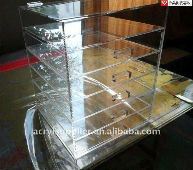 transparent acrylic condiment organizer