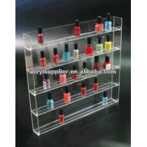 Transparent acrylic nail polish display