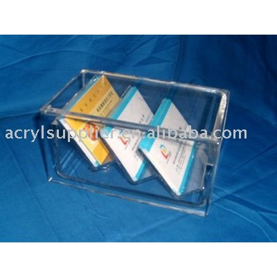 Transparent acrylic pallet display boxes