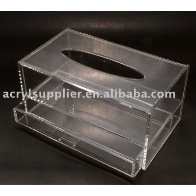 acrylic tissue box tissue case
