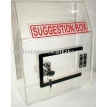 acrylic suggestion box