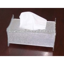 Clear acrylic tissue box cover for home & office