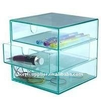 3 Teirs clear acrylic drawers/cube box /small acrylic drawers/clear plastic drawers