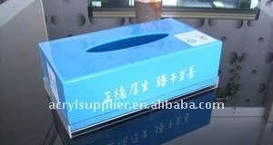 Environmental Transparent clear acrylic tissues for hotel