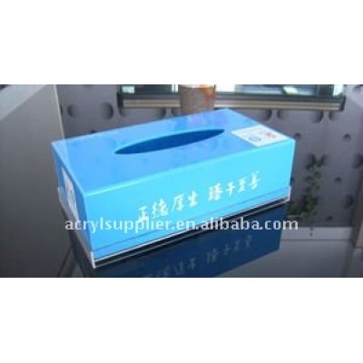 Environmental Transparent clear acrylic tissues for hotel