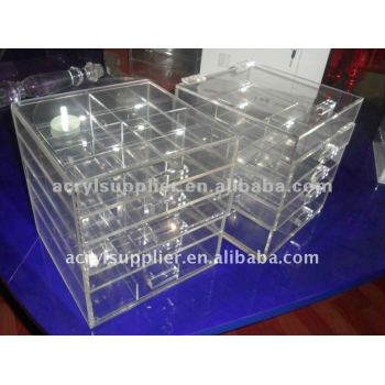 5-Drawer Straight Front acrylic Counter Display