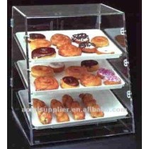 New acrylic box display with hinges for food