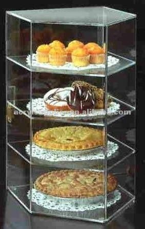 New clear acrylic acrylic food display with hinges at the best price