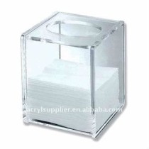 High Transparant Acrylic Tissue Box for home or office