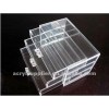transparent acrylic container box in hotel