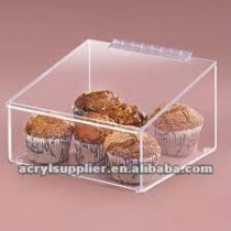 clear acrylic food storage box