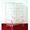 Elegant clear acrylic jewelry display for Necklace shop or family