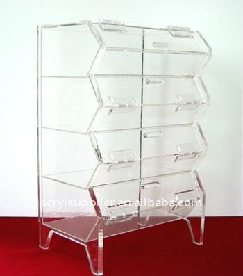 Elegant clear acrylic jewelry display for Necklace shop or family