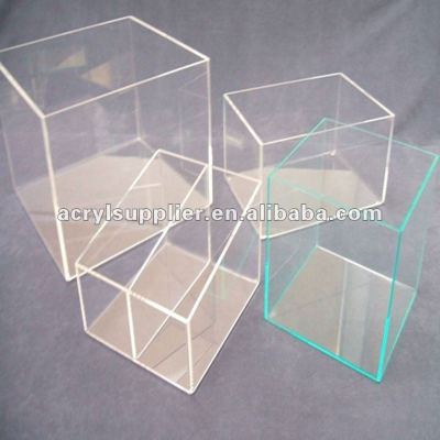 New material acrylic boxes and dump bins