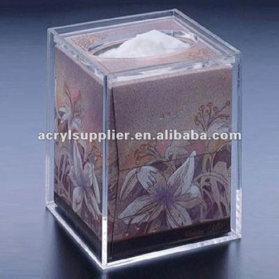 Clear acrylic napkin box