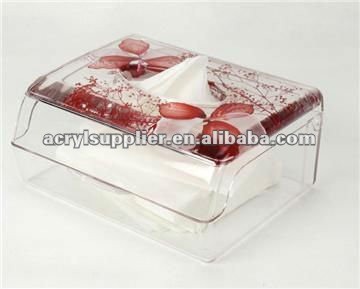 Acrylic tissue box& Acrylic pape towel box