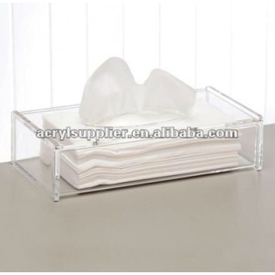 Acrylic tissue box& Acrylic paper towel box