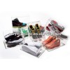 Various clear acrylic shoe box