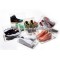 Various clear acrylic shoe box