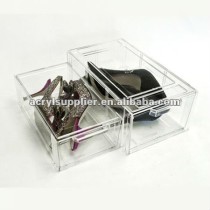 ML-PMMA clear acrylic shoe box