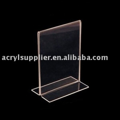 Square Double Sided .Stand Up Acrylic Holder