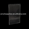 Acrylic Vertical Wall Mount Sign Holder
