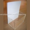 Transparent clear A5 acrylic brochure holder