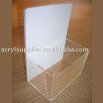Transparent clear A5 acrylic brochure holder