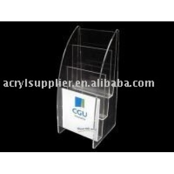 acrylic clear brochure holder for office & home
