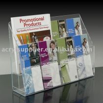8-pocket Brochure Holder W/ Adjustable Pockets