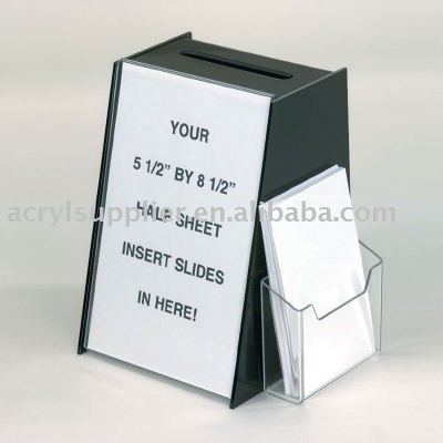 Black Acrylic Mini Suggestion Box